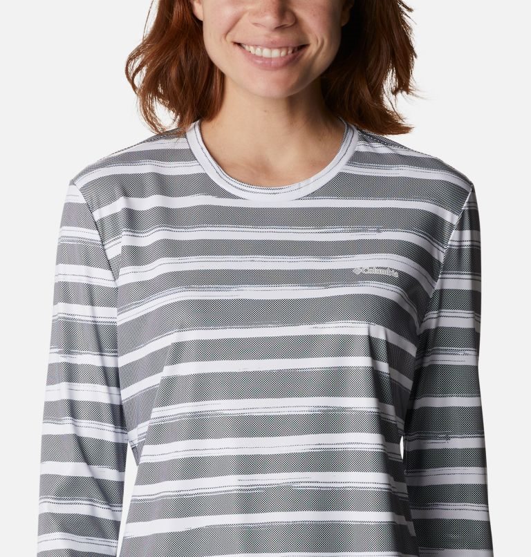 Women's Columbia Sun Deflector Summerdry Long Sleeve Sweatshirts Stripe | CA-K0186