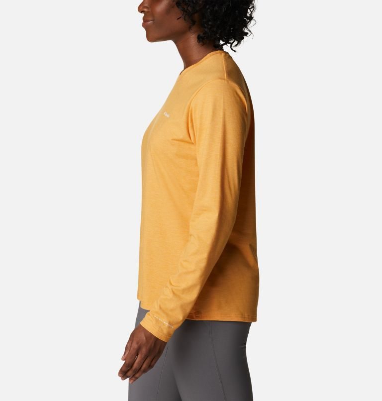 Women's Columbia Sun Trek Long Sleeve T Shirts Mango | CA-Q45C0