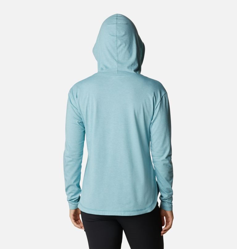 Women's Columbia Sun Trek Pullover Hoodie Blue | CA-F1A63