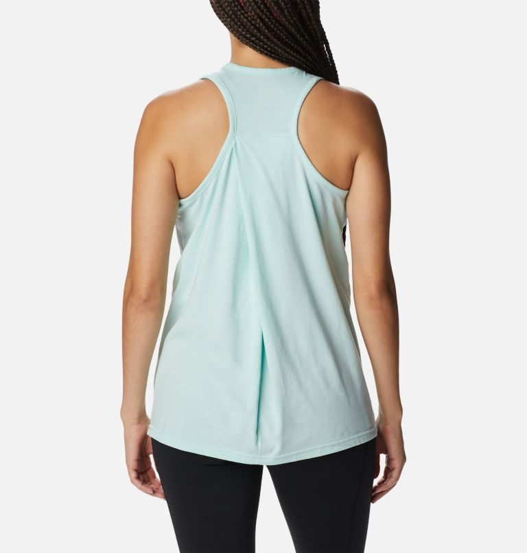 Women's Columbia Sun Trek Racerback Tanks Mint | CA-NL684