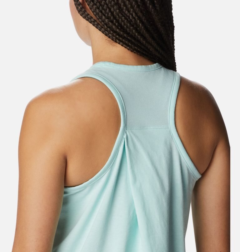 Women's Columbia Sun Trek Racerback Tanks Mint | CA-NL684