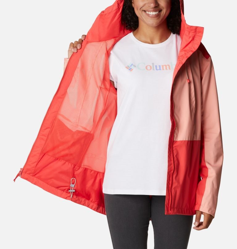 Women's Columbia Sunrise Ridge Jackets Coral | CA-P013A