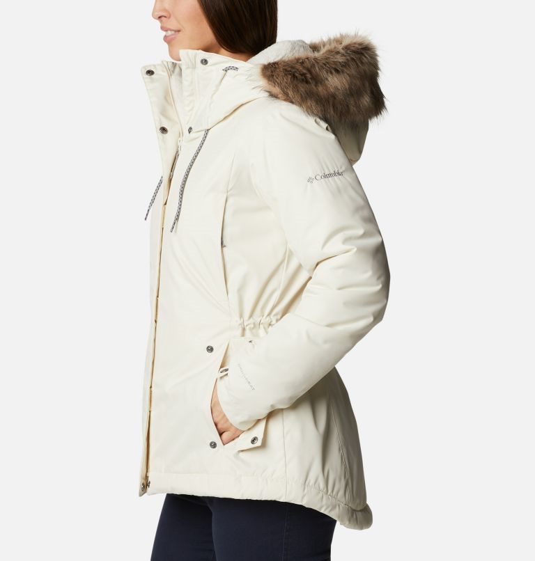 Women's Columbia Suttle Mountain II Insulated Jackets Cream | CA-MA6C1