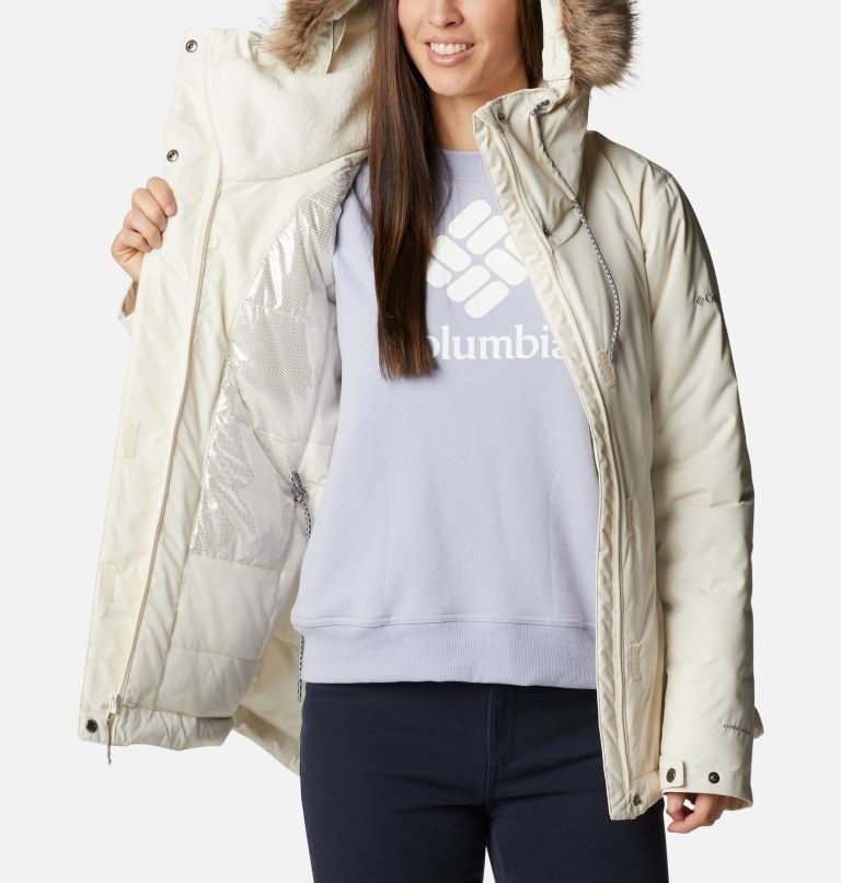 Women's Columbia Suttle Mountain II Insulated Jackets Cream | CA-MA6C1