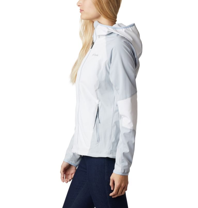 Women's Columbia Sweet As Hooded Shell Jackets White | CA-IL860