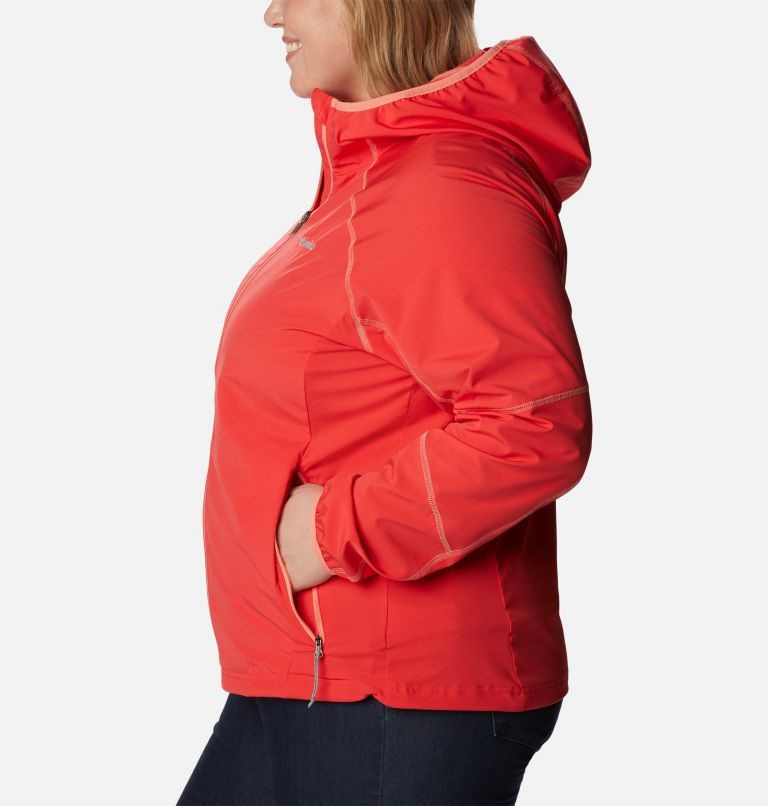 Women's Columbia Sweet As Shell Jackets Red | CA-F6480