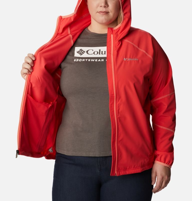 Women's Columbia Sweet As Shell Jackets Red | CA-F6480