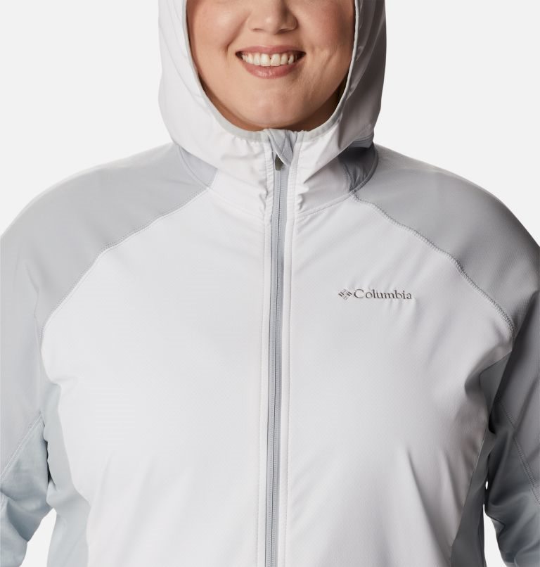 Women's Columbia Sweet As Shell Jackets White / Light Grey | CA-G36A4