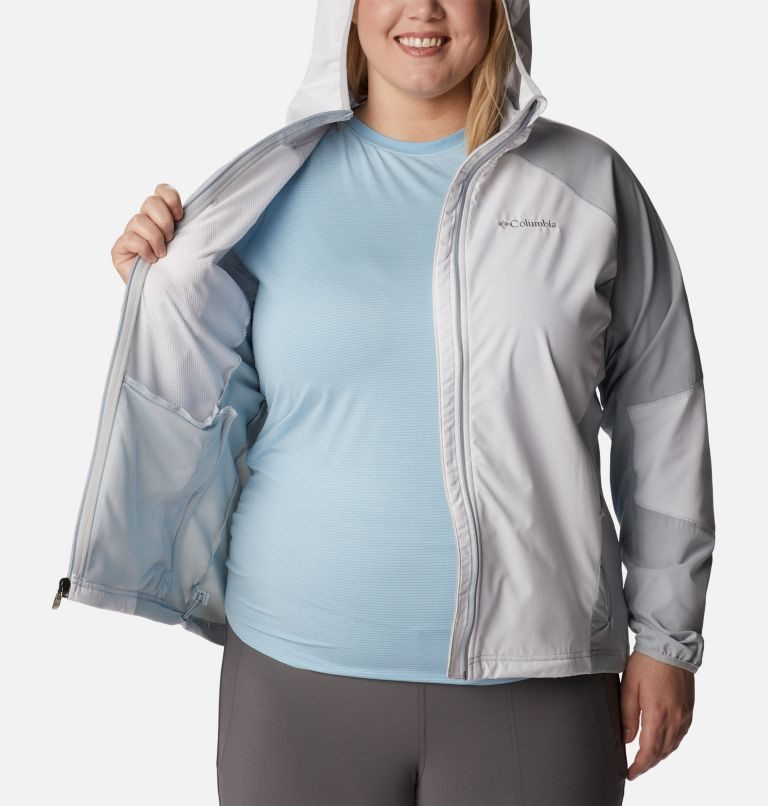 Women's Columbia Sweet As Shell Jackets White / Light Grey | CA-G36A4