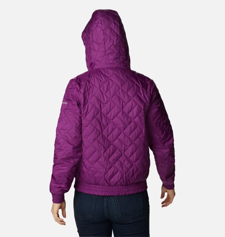 Women's Columbia Sweet View Bomber Insulated Jackets Purple | CA-C5418