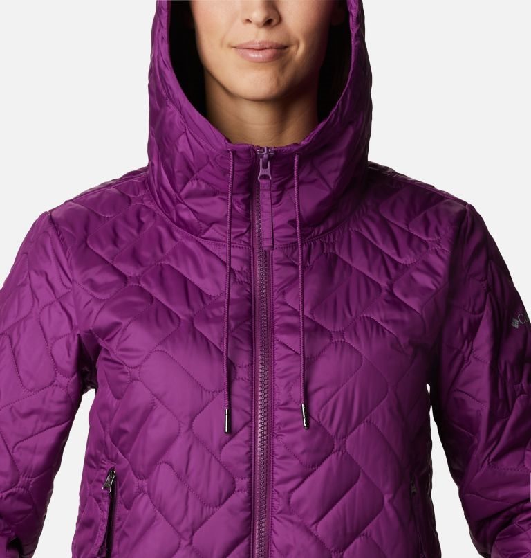 Women's Columbia Sweet View Bomber Insulated Jackets Purple | CA-C5418