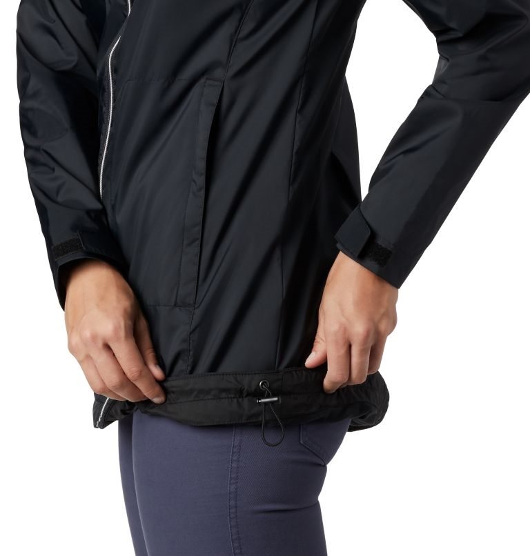 Women's Columbia Switchback Lined Long Jackets Black | CA-WL861