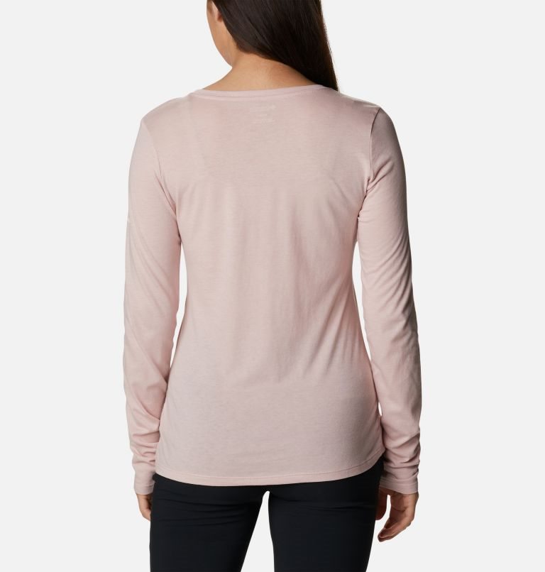 Women's Columbia Tested Tough In Pink Long Sleeve Sweatshirts Pink | CA-I6CL5