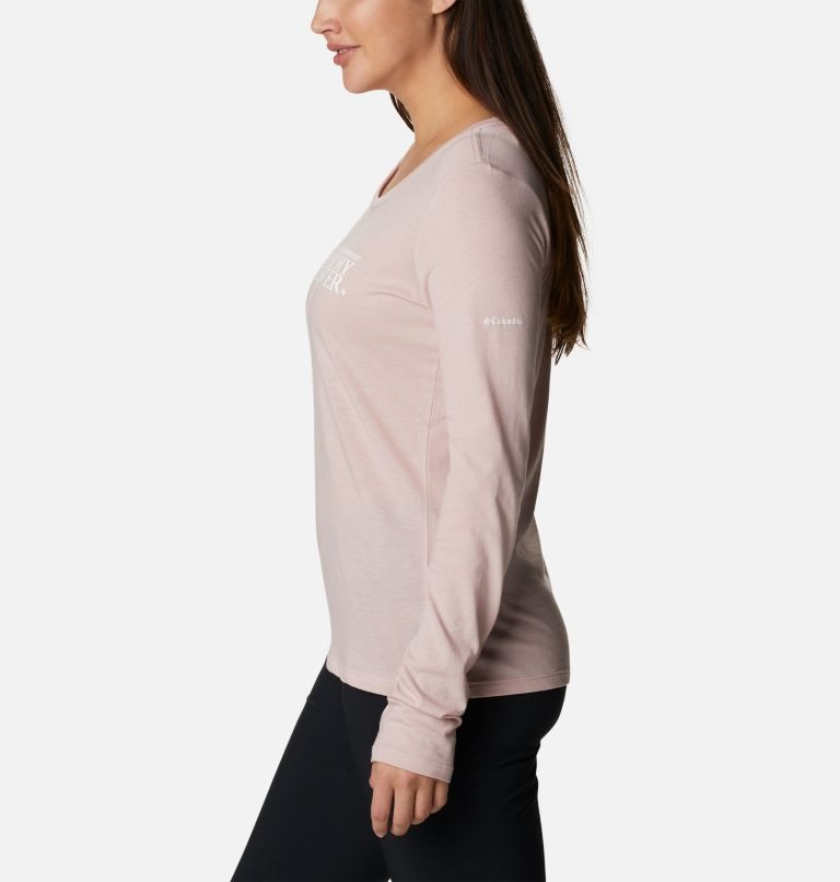 Women's Columbia Tested Tough In Pink Long Sleeve Sweatshirts Pink | CA-I6CL5