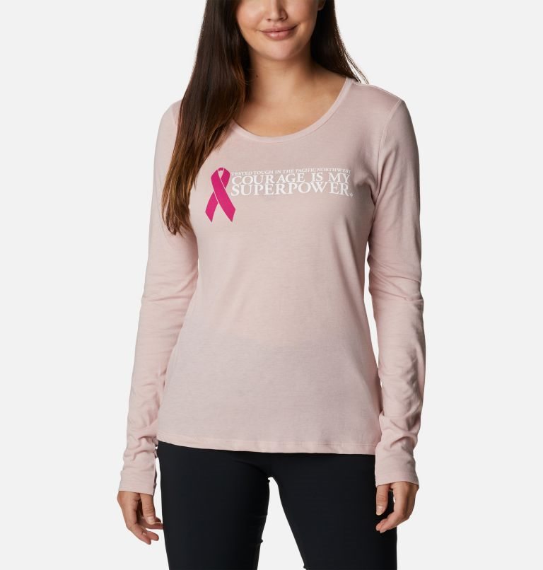 Women\'s Columbia Tested Tough In Pink Long Sleeve Sweatshirts Pink | CA-I6CL5