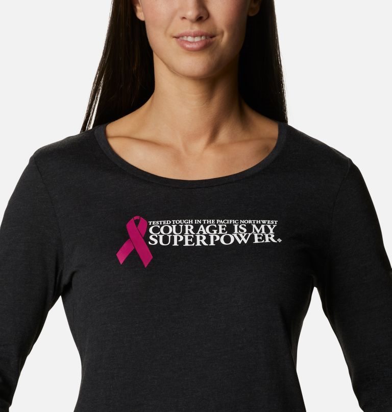 Women's Columbia Tested Tough In Pink Long Sleeve Sweatshirts Black | CA-V013L