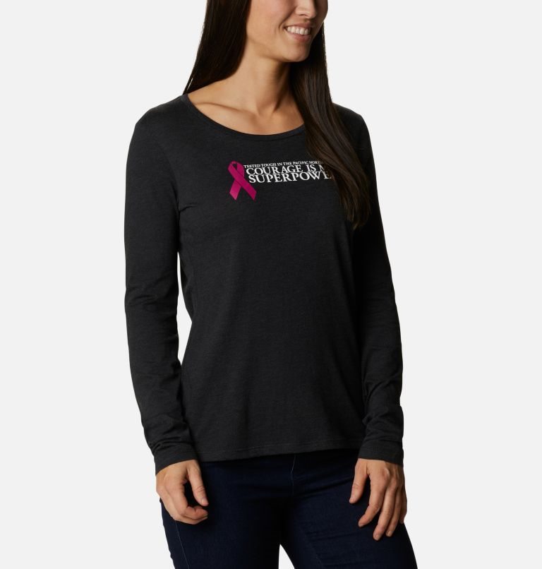 Women's Columbia Tested Tough In Pink Long Sleeve Sweatshirts Black | CA-V013L