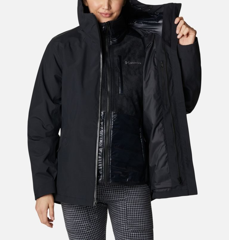 Women's Columbia Tipsoo Lake Interchange Jackets Black | CA-V3864