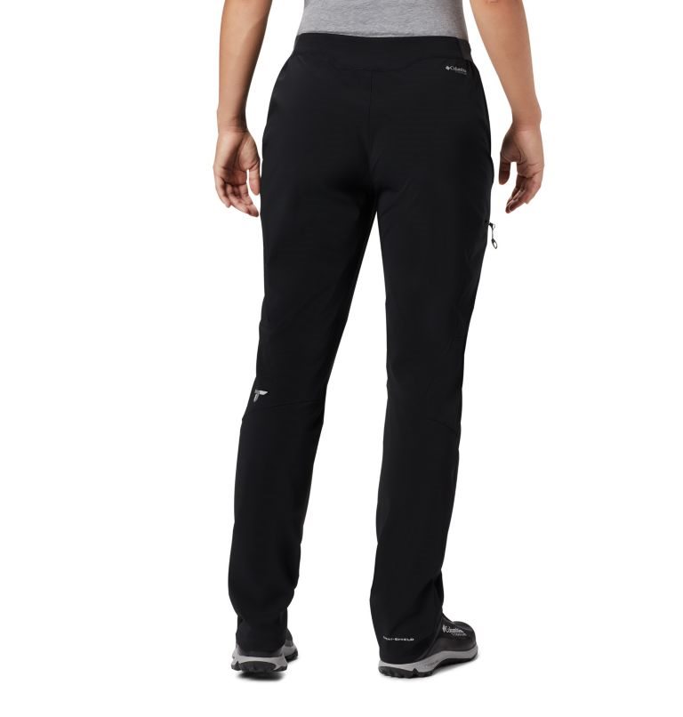 Women's Columbia Titan Pass Pants Black | CA-D50LC