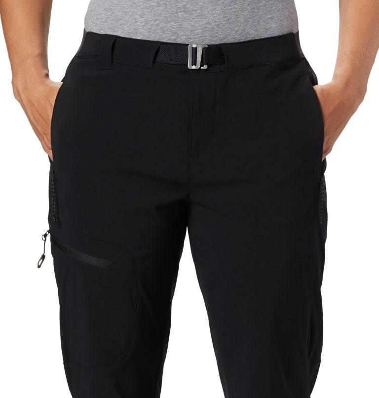 Women's Columbia Titan Pass Pants Black | CA-D50LC