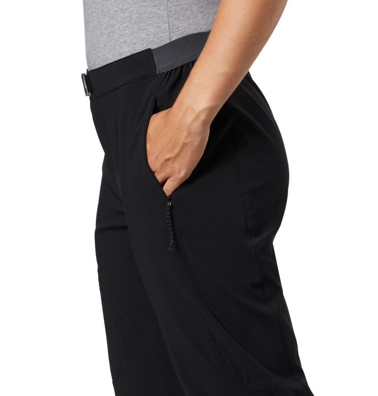 Women's Columbia Titan Pass Pants Black | CA-D50LC