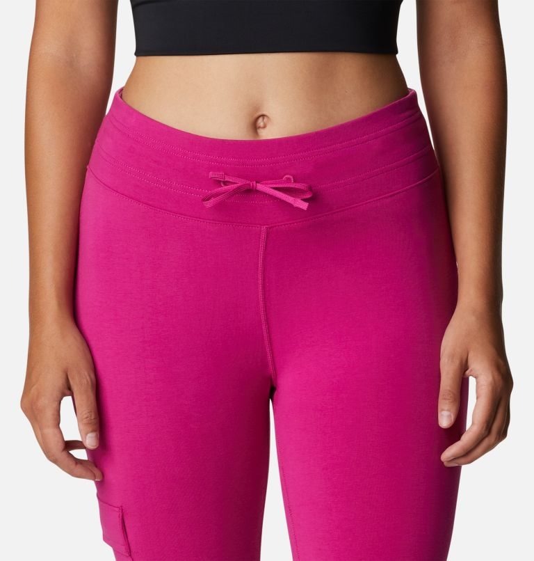 Women's Columbia Trek Capri Leggings Fuchsia | CA-I48A5