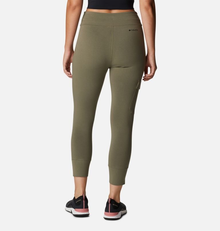 Women's Columbia Trek Capri Leggings Olive | CA-H1CL3