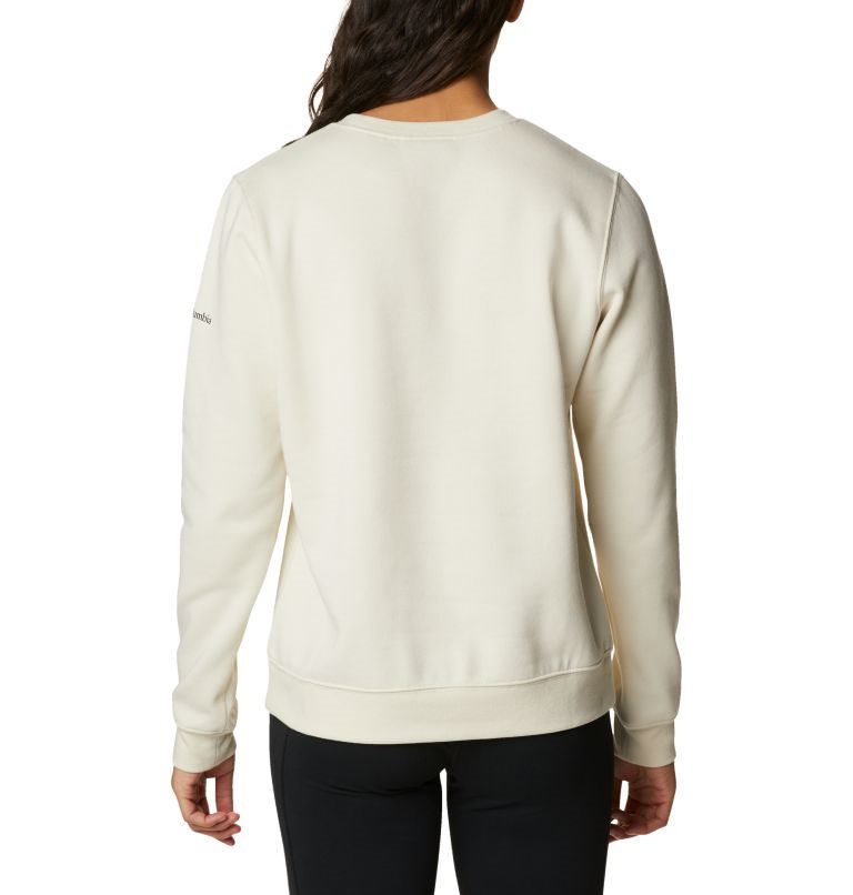 Women's Columbia Trek Graphic Crew Sweatshirts Cream | CA-HA510