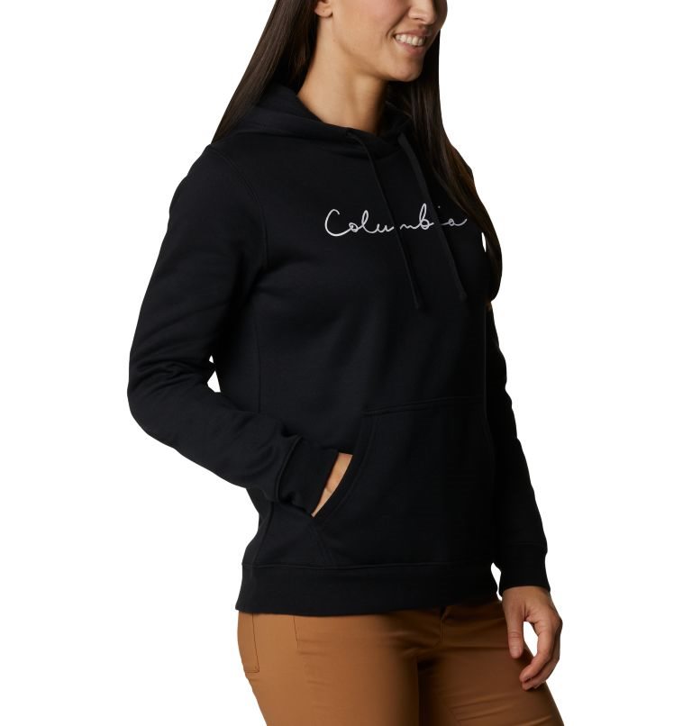 Women's Columbia Trek Graphic Hoodie Black | CA-A3L56