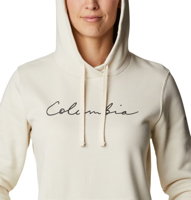 Women's Columbia Trek Graphic Hoodie Cream | CA-R631C