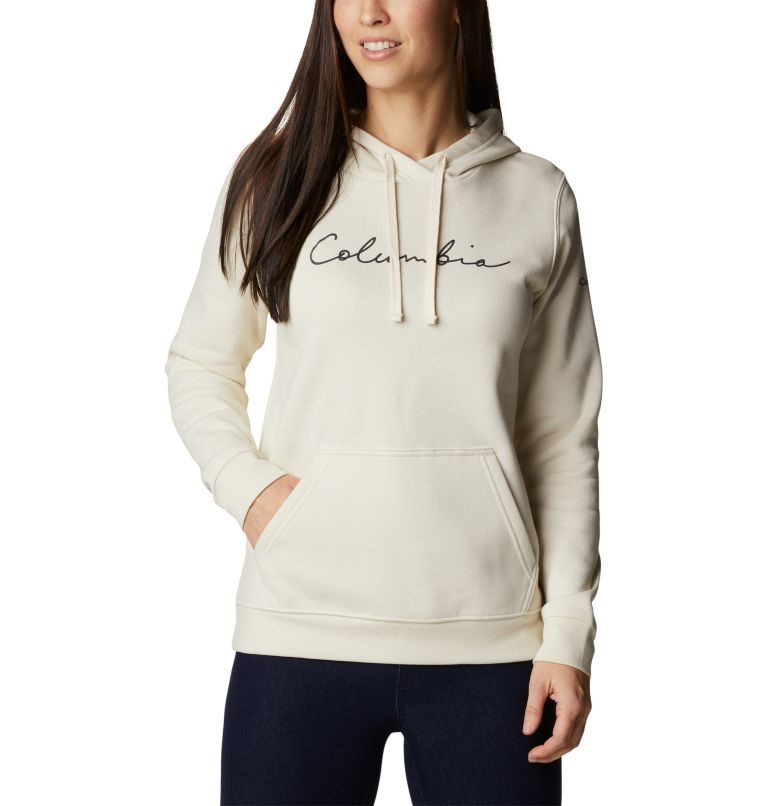 Women\'s Columbia Trek Graphic Hoodie Cream | CA-R631C