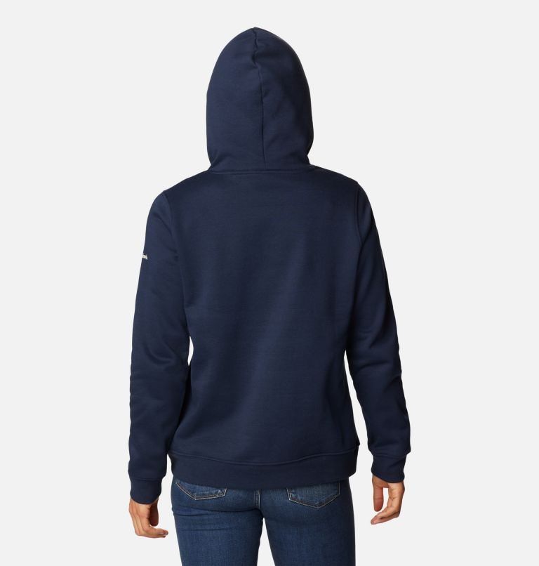 Women's Columbia Trek Graphic Hoodie Navy | CA-YL1C0