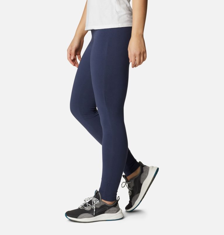 Women's Columbia Trek Leggings Navy | CA-ZA865