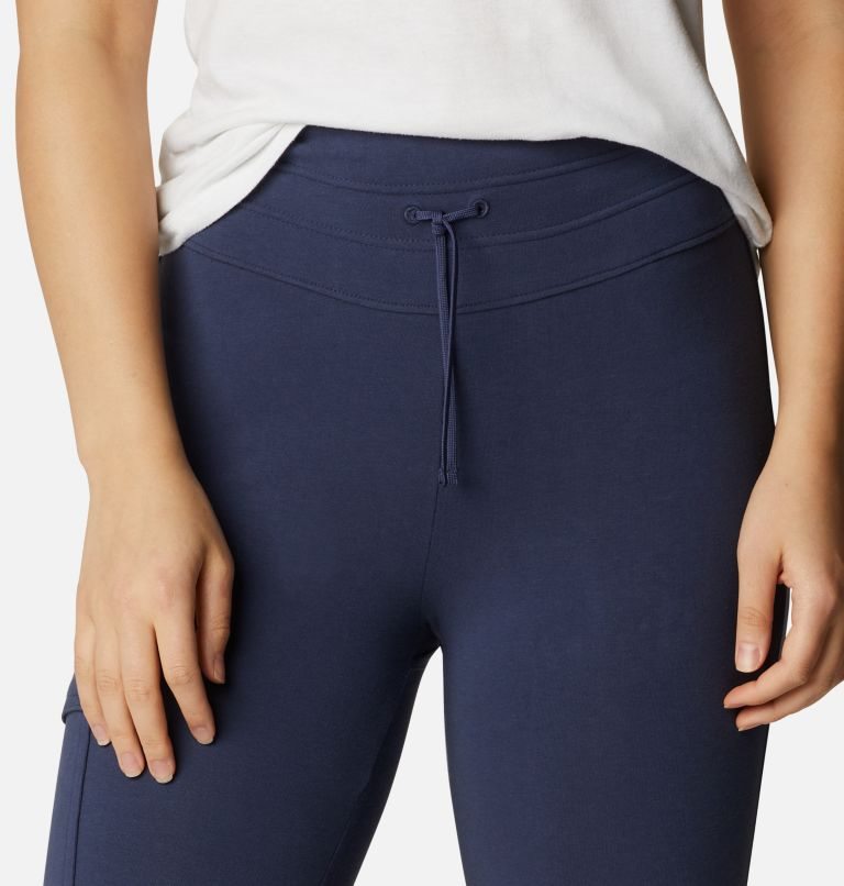 Women's Columbia Trek Leggings Navy | CA-ZA865