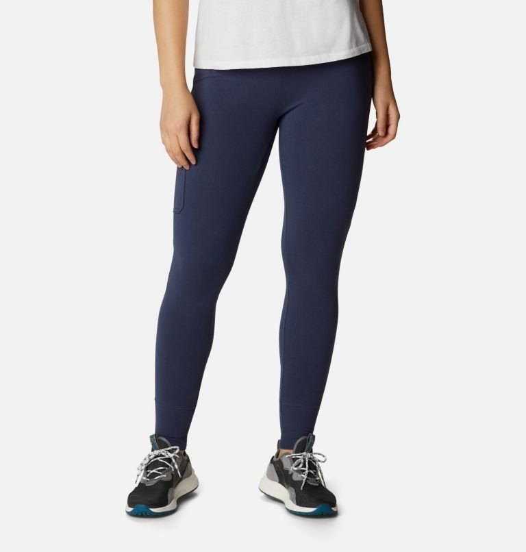 Women\'s Columbia Trek Leggings Navy | CA-ZA865