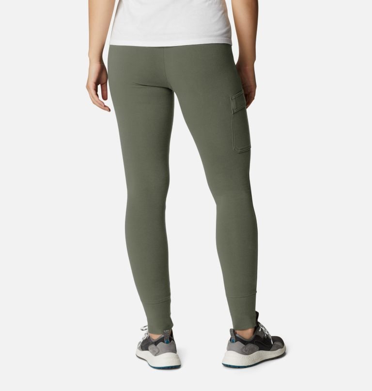 Women's Columbia Trek Leggings Olive | CA-N461A