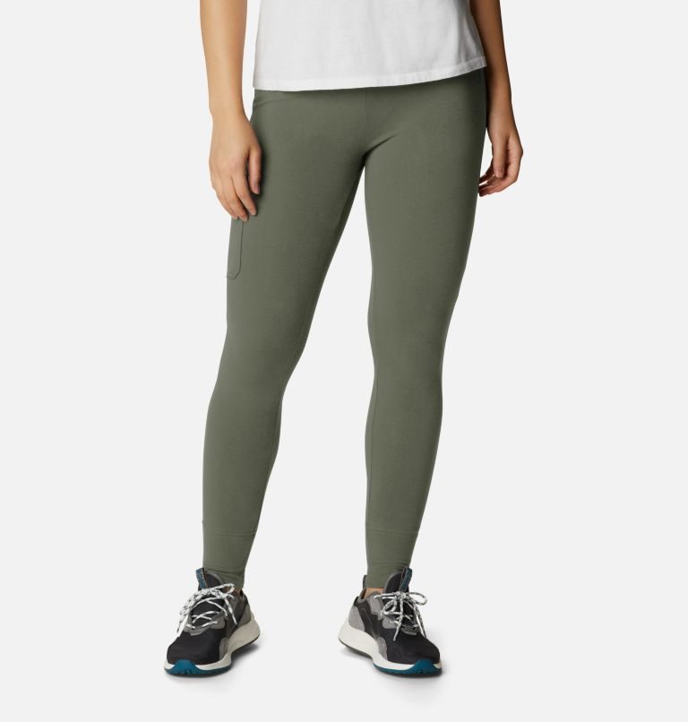 Women\'s Columbia Trek Leggings Olive | CA-N461A