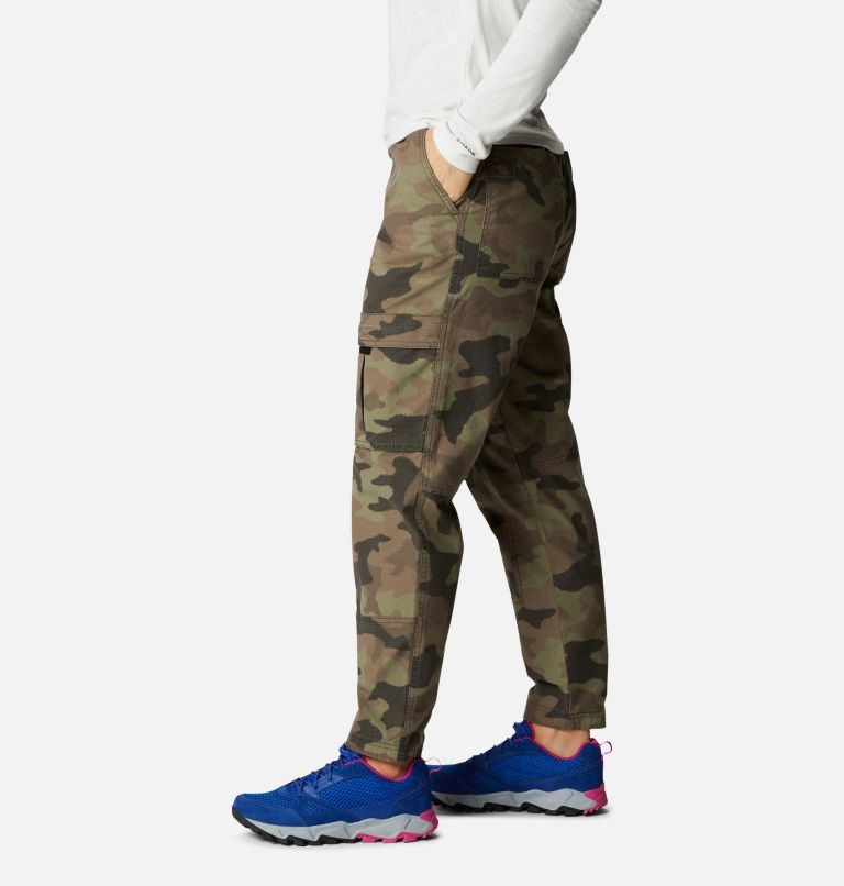 Women's Columbia Wallowa Cargo Pants Camo | CA-L4361