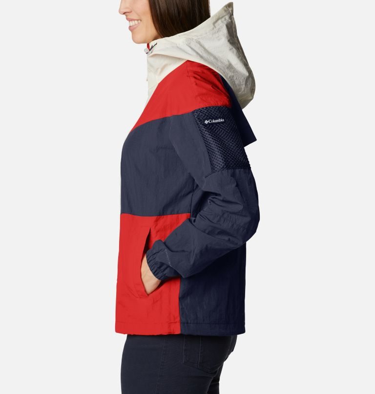 Women's Columbia Wallowa Park Lined Jackets Navy / Red | CA-D46C3