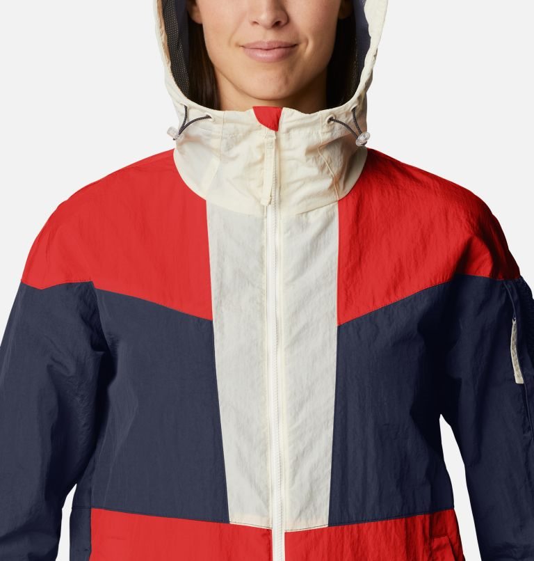 Women's Columbia Wallowa Park Lined Jackets Navy / Red | CA-D46C3