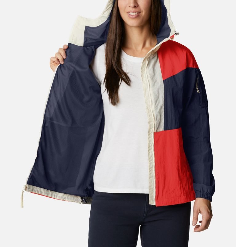 Women's Columbia Wallowa Park Lined Jackets Navy / Red | CA-D46C3