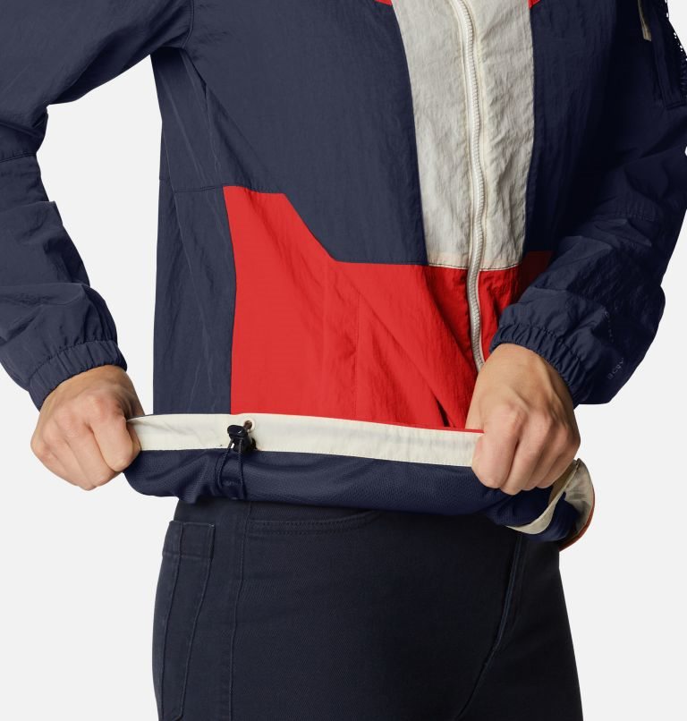 Women's Columbia Wallowa Park Lined Jackets Navy / Red | CA-D46C3