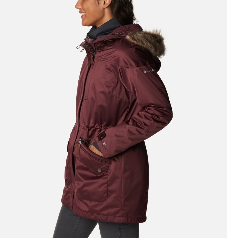 Women's Columbia Watson Lake Omni-Heat Infinity Interchange Insulated Jackets Burgundy | CA-O813C