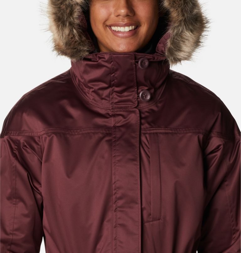 Women's Columbia Watson Lake Omni-Heat Infinity Interchange Insulated Jackets Burgundy | CA-O813C