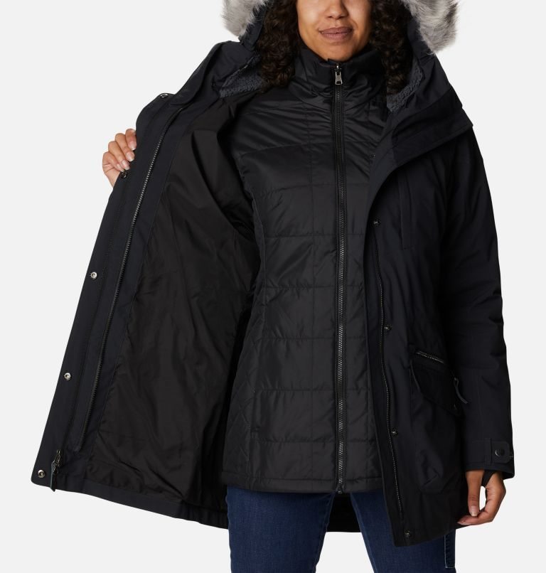 Women's Columbia Watson Lake Omni-Heat Infinity Interchange Insulated Jackets Black | CA-U31A8