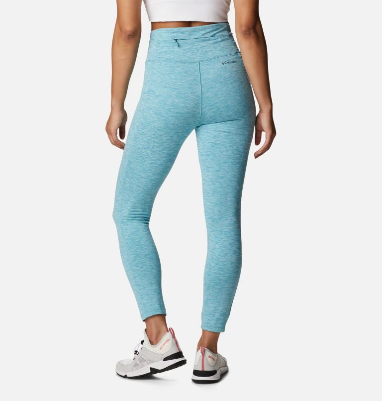 Women's Columbia Weekend Adventure 7/8 Leggings Turquoise | CA-K8AC1