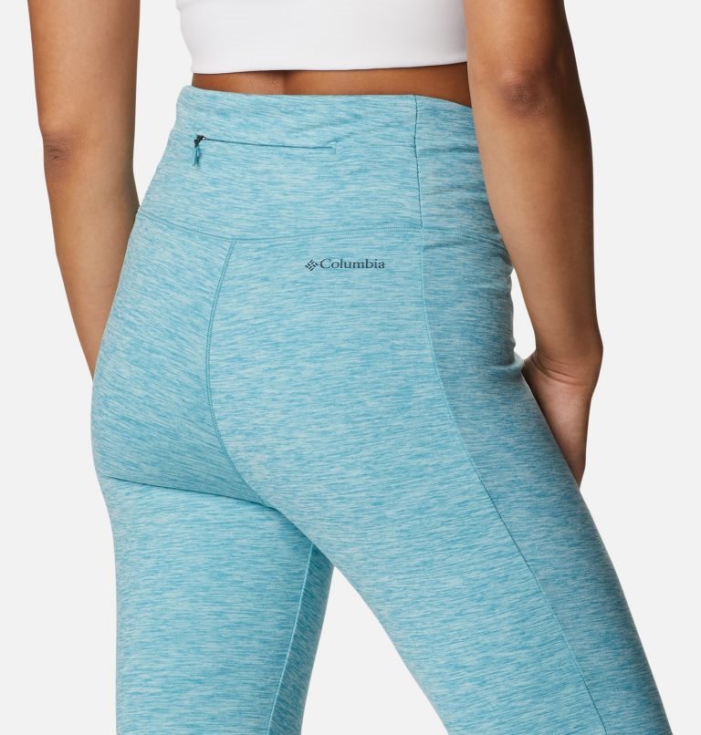 Women's Columbia Weekend Adventure 7/8 Leggings Turquoise | CA-K8AC1