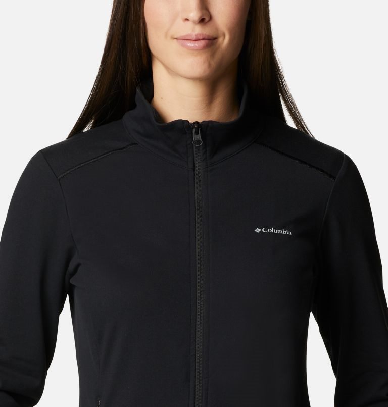 Women's Columbia Weekend Adventure Full Zip Jackets Black | CA-G3L68