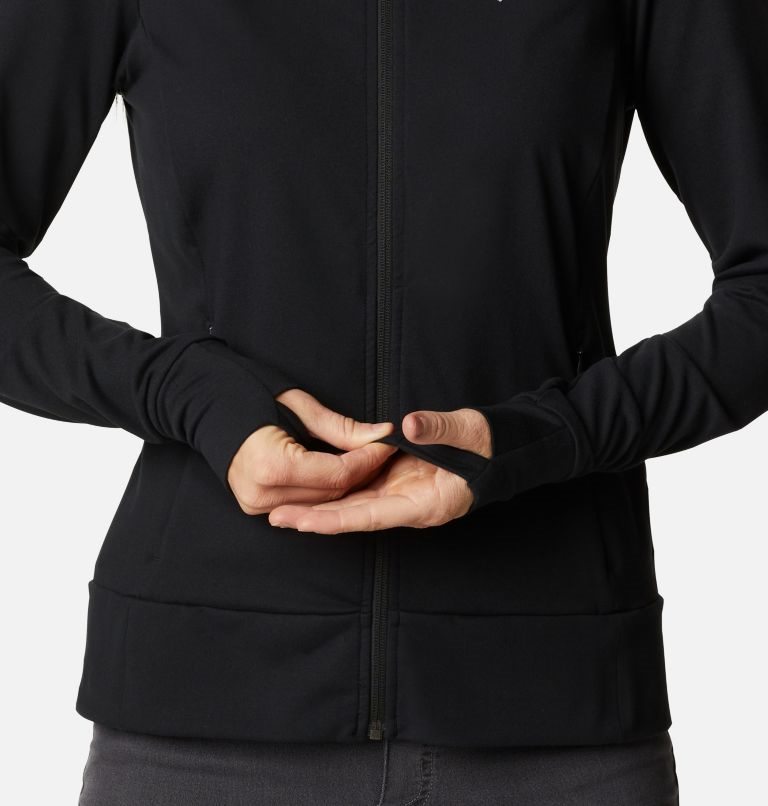 Women's Columbia Weekend Adventure Full Zip Jackets Black | CA-G3L68