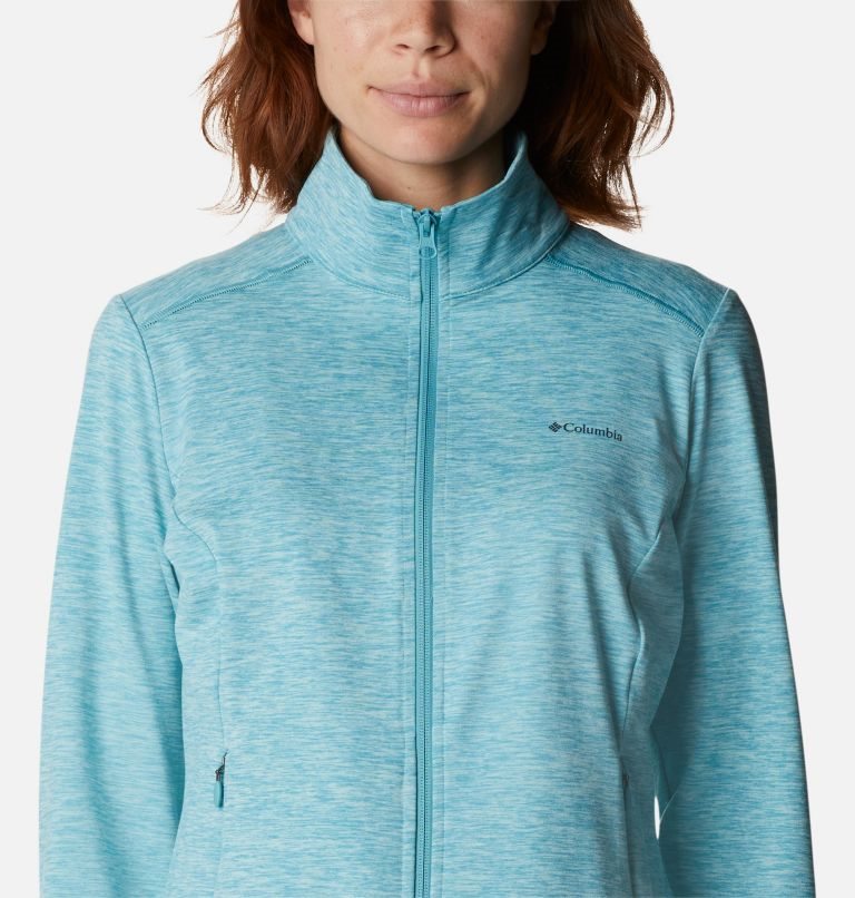 Women's Columbia Weekend Adventure Full Zip Jackets Turquoise | CA-N36L4